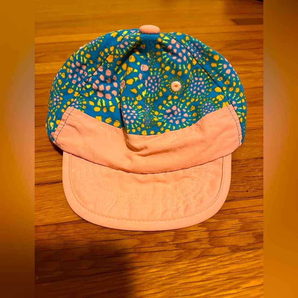 12M girls Patagonia floral hat